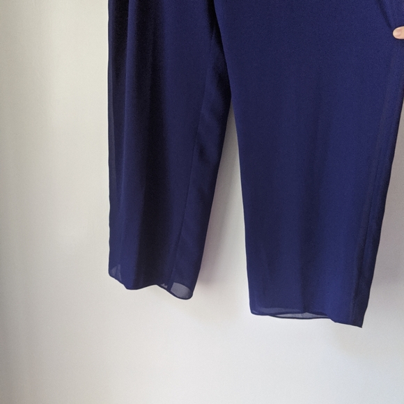 Vintage 90s Plus Size Blue Pants Size 18W - Picture 5 of 6